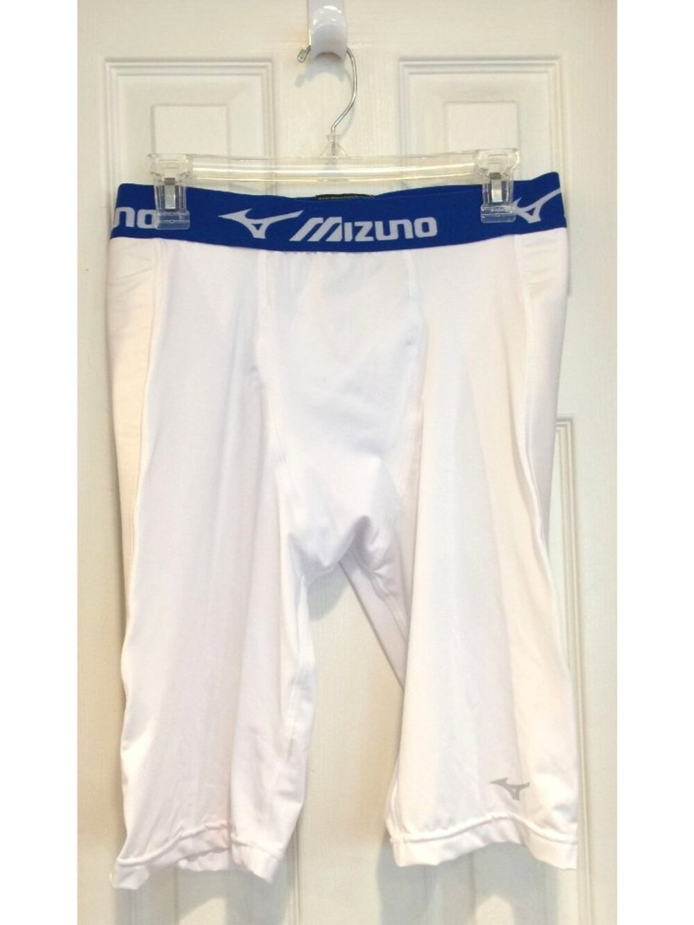 Mizuno Men's XL White Royal Blue MVP Sliding Short